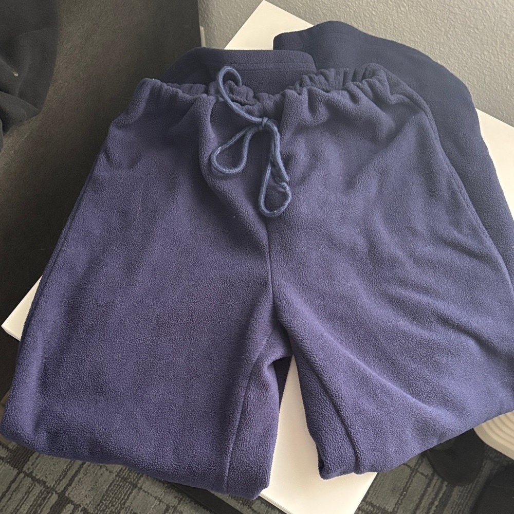 Cozy Navy Fleece Pants